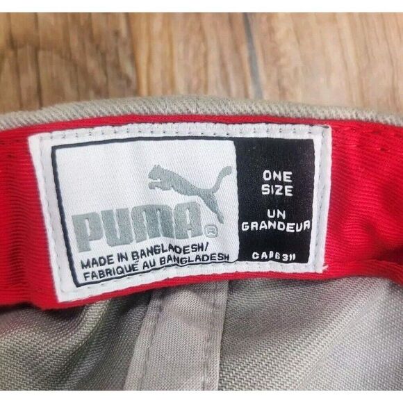 PUMA Montreal Canadiens Saku Koivu #11 Strapback Hat Cap Gray Canvas Ice Hockey - Picture 11 of 11